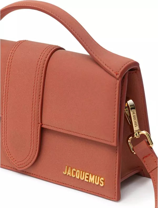 RED LEATHER HANDBAG