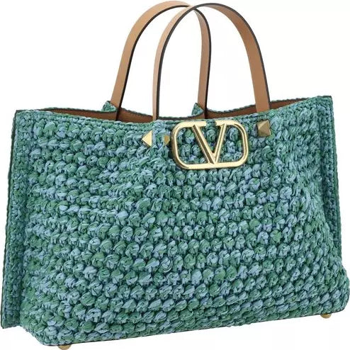 RAFFIA TOTE BAG