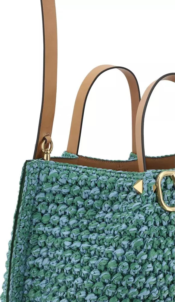 RAFFIA TOTE BAG