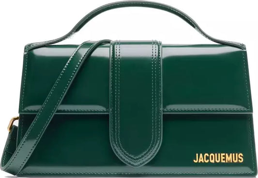 GREEN LEATHER CROSSBODY BAG