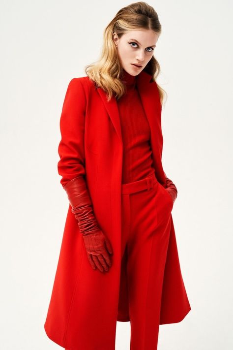 Red Wool Jackets & Coat